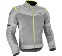 Acerbis Ramsey Vented 2.0 Mesh Motorcycle Textile Jacket, grey/yellow, size 3XL