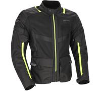 Acerbis Ramsey Vented Long Motorcycle Textile Jacket, black/yellow, size 3XL