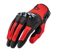 Acerbis Ramsey My Vented Motorcycle Gloves, red, size M
