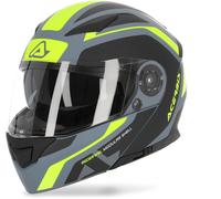 Acerbis Rederwel Graphics Helmet, grey-yellow, size XS for Men