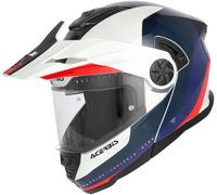 Acerbis Rider Logo Helmet, white-red-blue, size L for Men
