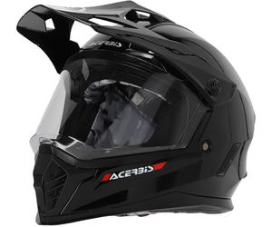 Acerbis Rider Solid Youth Motocross Helmet, black, size Y/S (47/48)