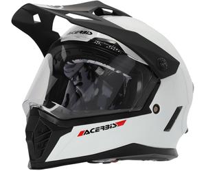 Acerbis Rider Solid Youth Motocross Helmet, white, size L