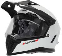 Acerbis Rider Solid Youth Motocross Helmet, white, size Y/L (51/52)
