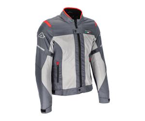 Acerbis Ruby Women's MC Jacket Grey/RedS Grey,Red