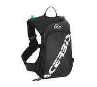 Acerbis Sather Logo 9L Hydration Backpack, black/white, One size