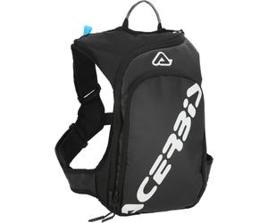 Acerbis Sather Logo 9L Hydration Backpack, black/white, One size
