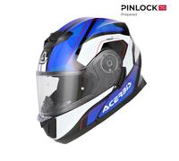 ACERBIS Serel 2206 Modular Motorcycle Helmet ECE 22.06 Blue White