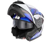 Acerbis Serel Flip Up Modular Helmet Double Visor Blue And White Size S
