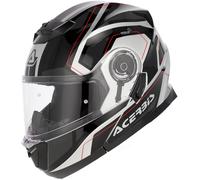 Acerbis Serel Graphic Helmet, black-silver, size M for Men