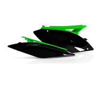 Acerbis Side Number Plate Black/Green Kawasaki KX 250 F 2009 2010 2011 2012