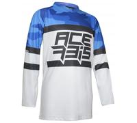 Acerbis Skyhigh Kids Motocross Jersey, blue/grey, size S
