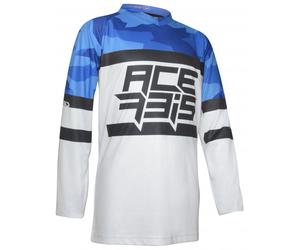 Acerbis Skyhigh Kids Motocross Jersey, blue/grey, size S