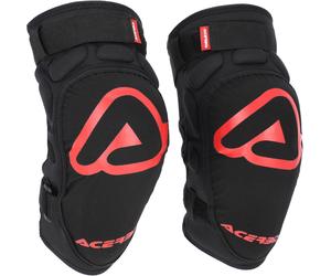 Acerbis Soft Logo Youth Knee Protectors, red