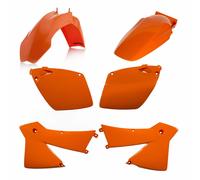 Acerbis Standard Plastics Kit For KTM SXF 450/525 EXC-F 400/450/500 2003 Orange
