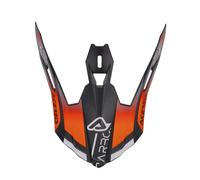 Acerbis Steel Carbon 22-06 Black/Orange Fluorescent Visor 0025078.446
