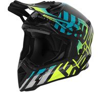 Acerbis Steel Carbon Motocross Helmet, black-yellow, size M for Men