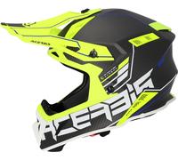 Acerbis Steel Carbon, motocross helmet M Matt Black/Neon-Yellow/White