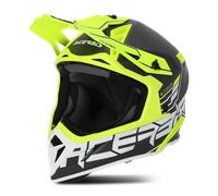 Acerbis Steel Carbon 2023 Motocross Helmet, black-yellow, size XL
