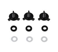 Acerbis Steel Carbon/X-Pro Screw Kit Replacement Black