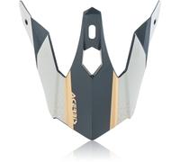 Acerbis Steel Kinder/Eclipse Helmet Peak, grey/gold, One size