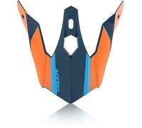Acerbis Steel Kinder/Eclipse Helmet Peak, orange/blue, One size