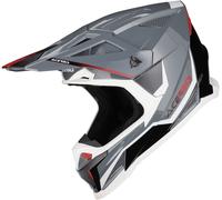 Acerbis T711 Motocross Helmet, grey-white, size M for Men