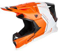 Acerbis T711, motocross helmet M Orange/White/Black