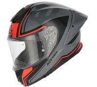 Acerbis Tarmak-X, full face helmet L Grey/Black/Neon-Red