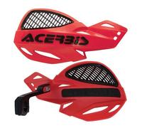 Acerbis Uniko Handguards Pair + Kit For Red Black Honda CRF 300 RX 2019 - 2024