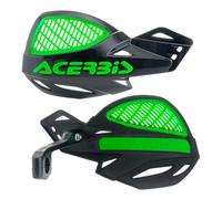 Acerbis Vented Uniko Handguards, Black/Green