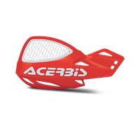 ACERBIS MX Uniko Vented Handguards Hand Protector Hand Protectors Orange/White