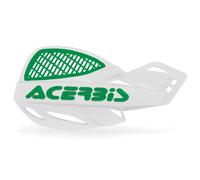 Acerbis Hand Protectors Uniko MX Vented – Pair + Kit – White/Green