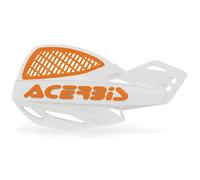 Acerbis Uniko Vented MX Handguards White/Orange