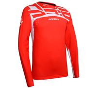 Acerbis Vega X-Flex Motocross Jersey, white-red, size S for Men