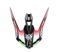 Acerbis Visor Steel Carbon 22-06 Green/Red 0025078.379