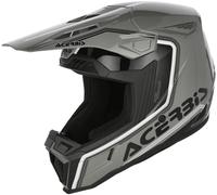 Acerbis Whoops Logo Motocross Helmet, grey/black/white, size M (57/58)
