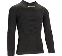 Acerbis X-Body Winter 2.0 Long Sleeve Functional Shirt, black-yellow, size L XL for Men