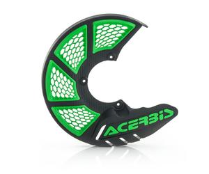 Acerbis X-Brake 2.0 Front Vented Disc Brake Cover Protector Black/ Green