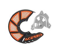 Acerbis X-Brake Vented Front Disc Cover with Mounting Kit Black/Orange for KTM 85 SX 2009-2018