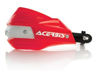 Acerbis X-Factor Hand Guard, white/red, One size