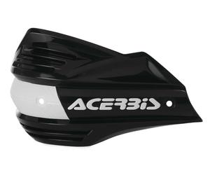 Acerbis X-Factor Replacement Plastic Handguards - Black Motorcycle Dirt Bike