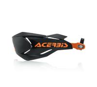 Acerbis X-Factory Enduro Motorcycle Handguards Orange Black Aluminum Bar Cross