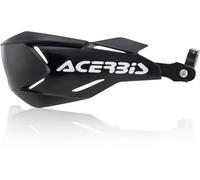 Acerbis X-Factory Black/Black Handguards Enduro Guards With Fitting Kit