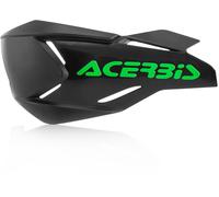 Acerbis X-Factory Hand Guard Shell, black/green, One size