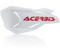 Acerbis X-Factory Hand Guard Shell, white/red, One size