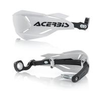 Acerbis 22397.237 Moto Hand Guards, White/Black, Size Unifit