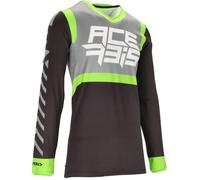 Acerbis X-Flex Five Motocross Jersey, black-green, size M for Men