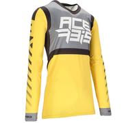 Acerbis X-Flex Five Motocross Jersey, yellow/grey, size L