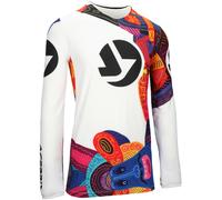 Acerbis X-Flex Veras Motocross Jersey, black-white-yellow, size M for Men